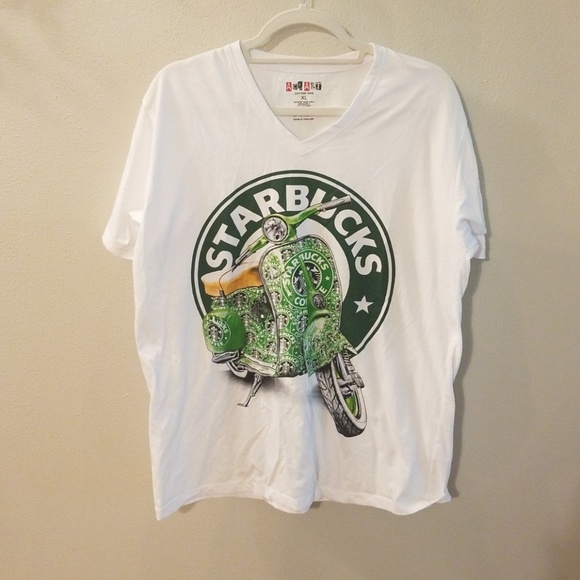 act art Tops - ☀️Starbucks Scooter Shirt
